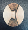 Schale • Wilder Nussbaum, ø 20 cm, Höhe 2,5 cm