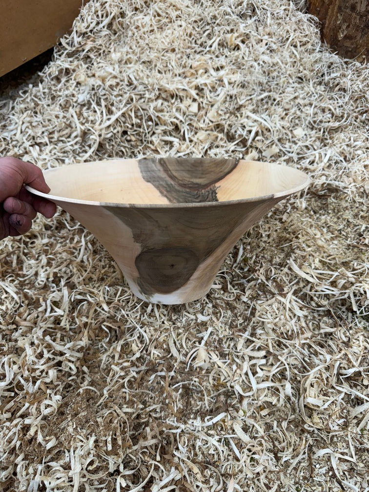 Schale • Walnuss, ø 37,5 cm, Höhe 17,5 cm