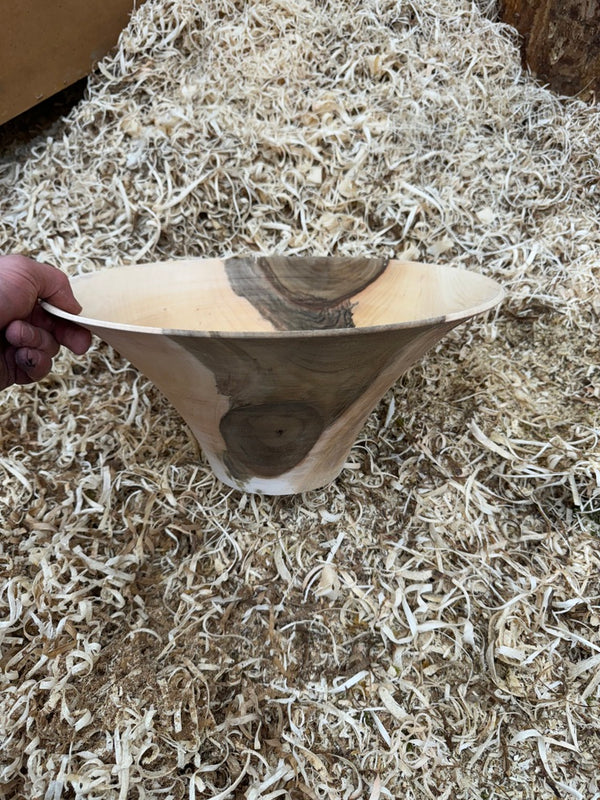 Schale • Walnuss, ø 37,5 cm, Höhe 17,5 cm