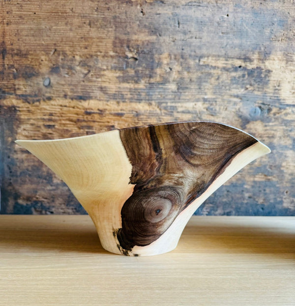 Schale • Walnuss, ø 37,5 cm, Höhe 17,5 cm