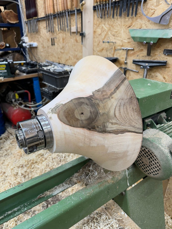 Schale • Walnuss, ø 37,5 cm, Höhe 17,5 cm