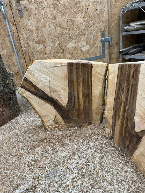 Schale • Walnuss, ø 38,5 cm, Höhe 8 cm