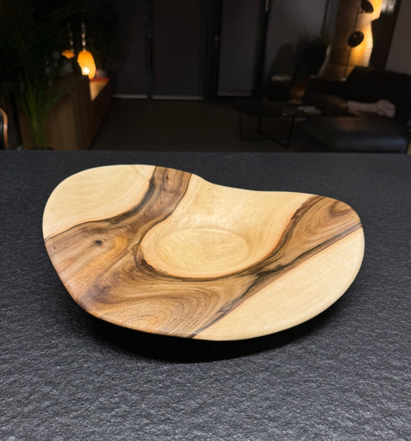 Schale • Walnuss, ø 38,5 cm, Höhe 8 cm