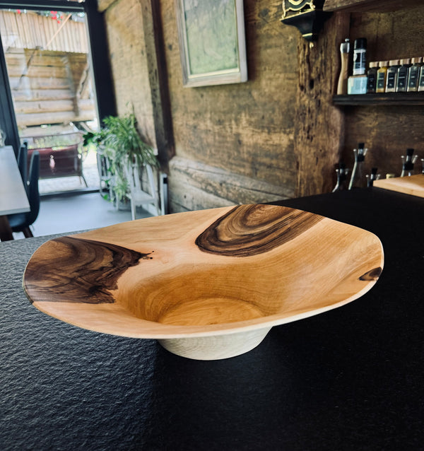 Schale • Walnuss, ø 40 cm, Höhe 12 cm