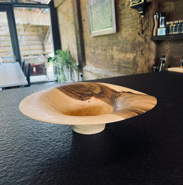 Schale • Walnuss, ø 34 cm, Höhe 9 cm