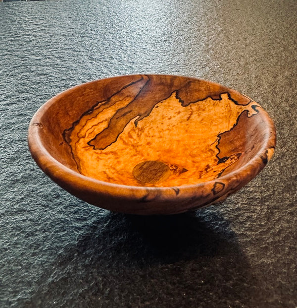 Schale • “gestockte” Linde, ø 11,5 cm, H 4,5 cm