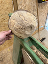 Schale • gestockte Walnuss, ø 35 cm, H 9 cm