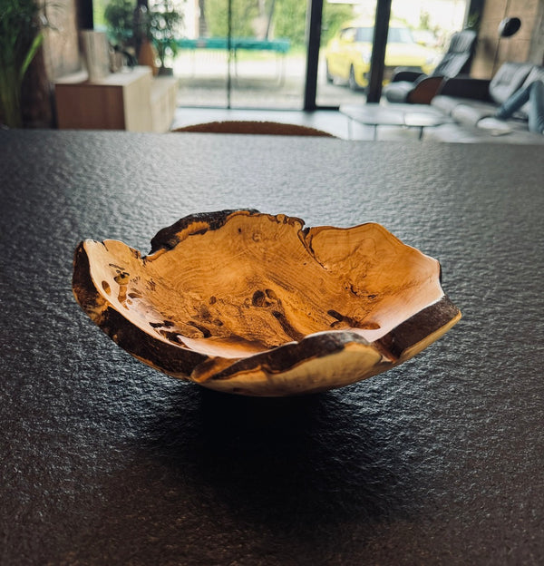 Schale • Orangenholz, ø 23 cm, H 7,5 cm