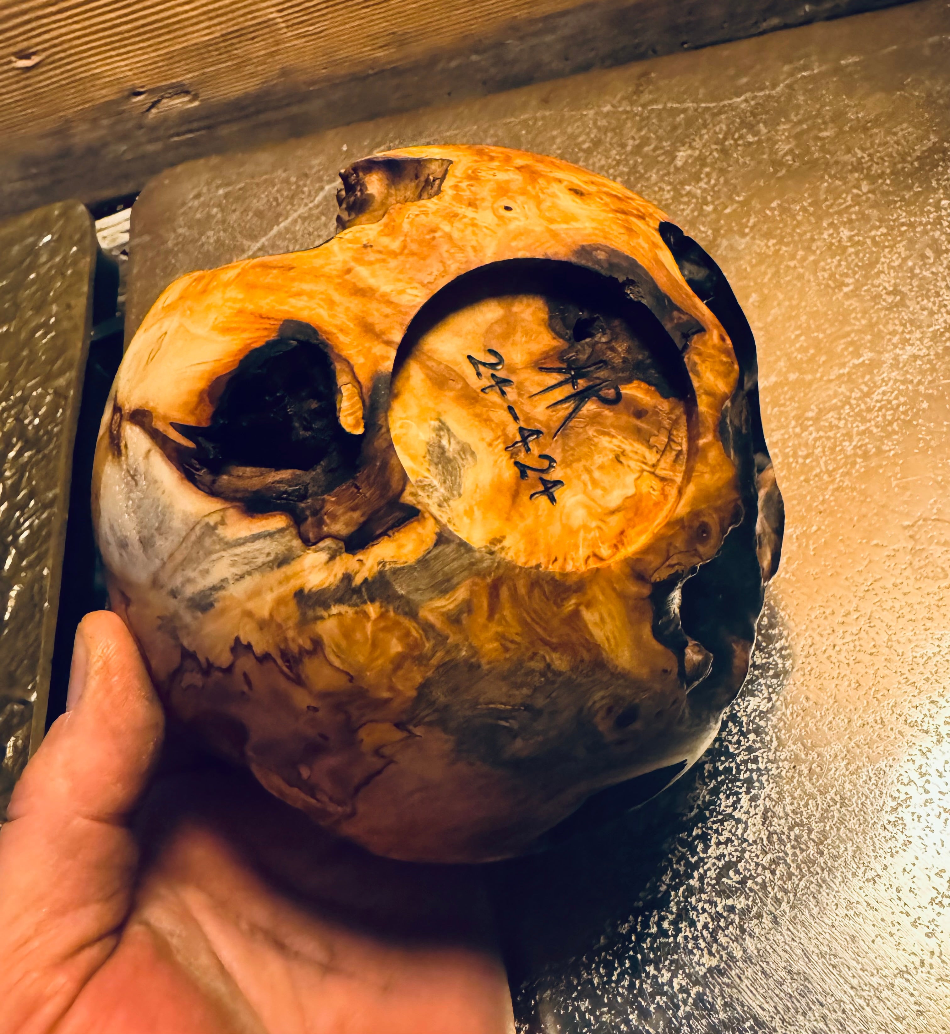 Eiche trifft Kastanie, ø 15 cm