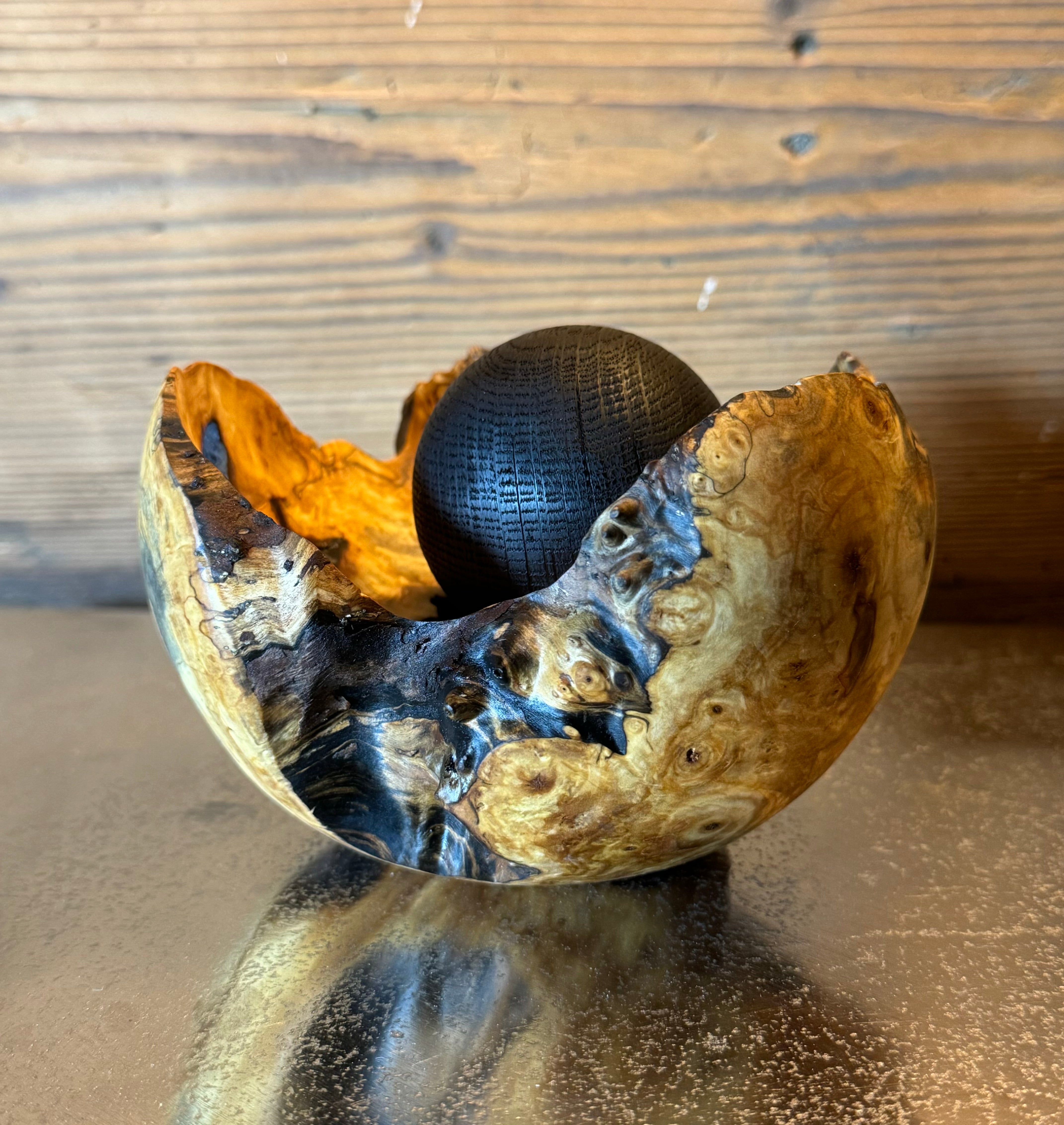 Eiche trifft Kastanie, ø 15 cm