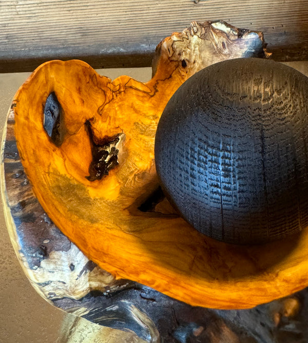 Eiche trifft Kastanie, ø 15 cm