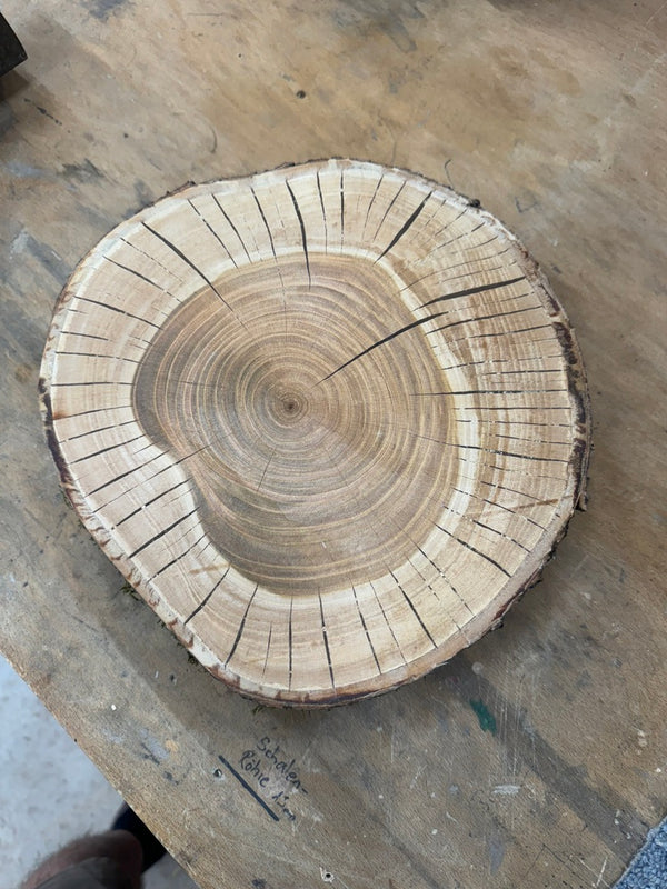 Schale • Kirschbaum/Epoxi, ø 23,5 cm, H 4,5 cm