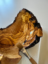 Schale • Olivenholz, ø 23 cm, H 14 cm