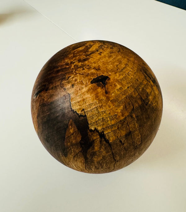 Kugel • gestockte Walnuss, ø 15 cm