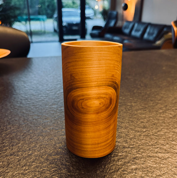 Gefäss • Kirschbaum, ø 8 cm, H 16,5 cm