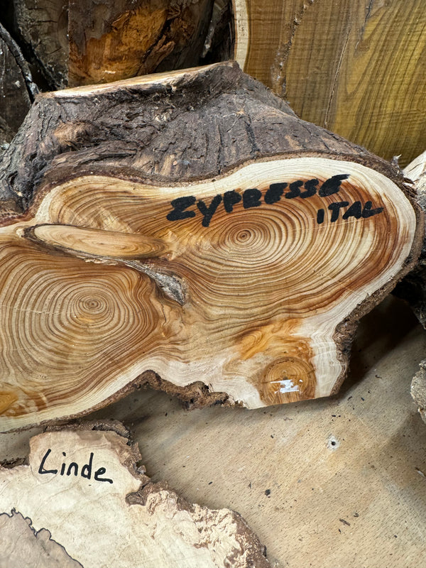 Kerzenständer • Italienische Zypresse, ø 14 cm, Höhe 3.5 cm