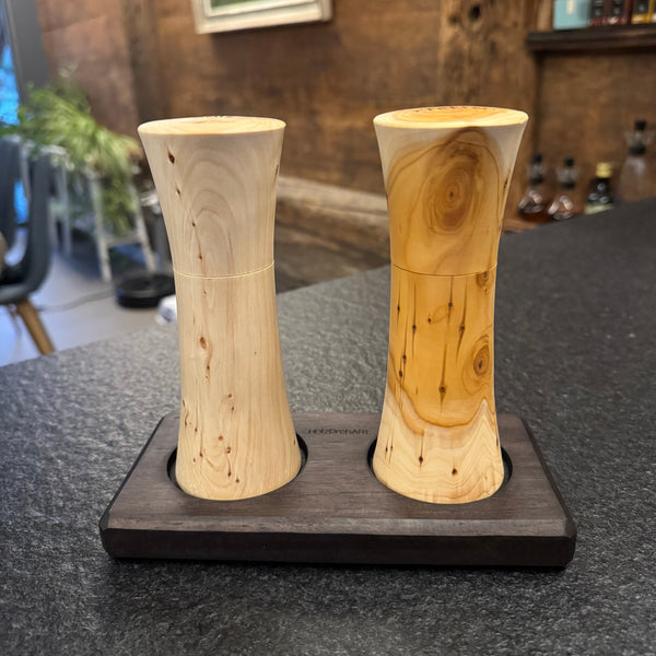 Salz- und Pfeffermühle -Set "CrushGrind" 16 cm • Thuja/Eibe 24-CS001