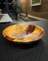 Schale • Olivenholz/Epoxy, ø 21 cm, Höhe 4 cm