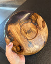 Schale • Buchenknolle/Epoxy, ø 27 cm, Höhe 5 cm