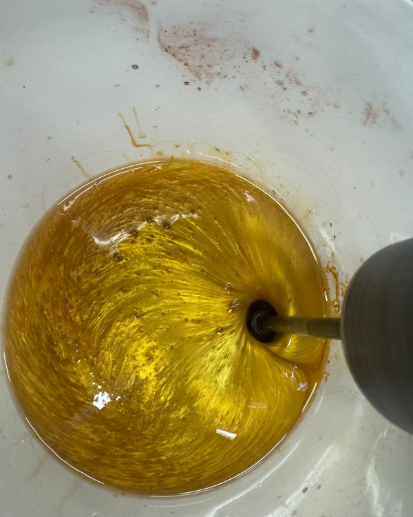 Schale • alte Eiche/Epoxy, ø 22 cm, Höhe 4 cm