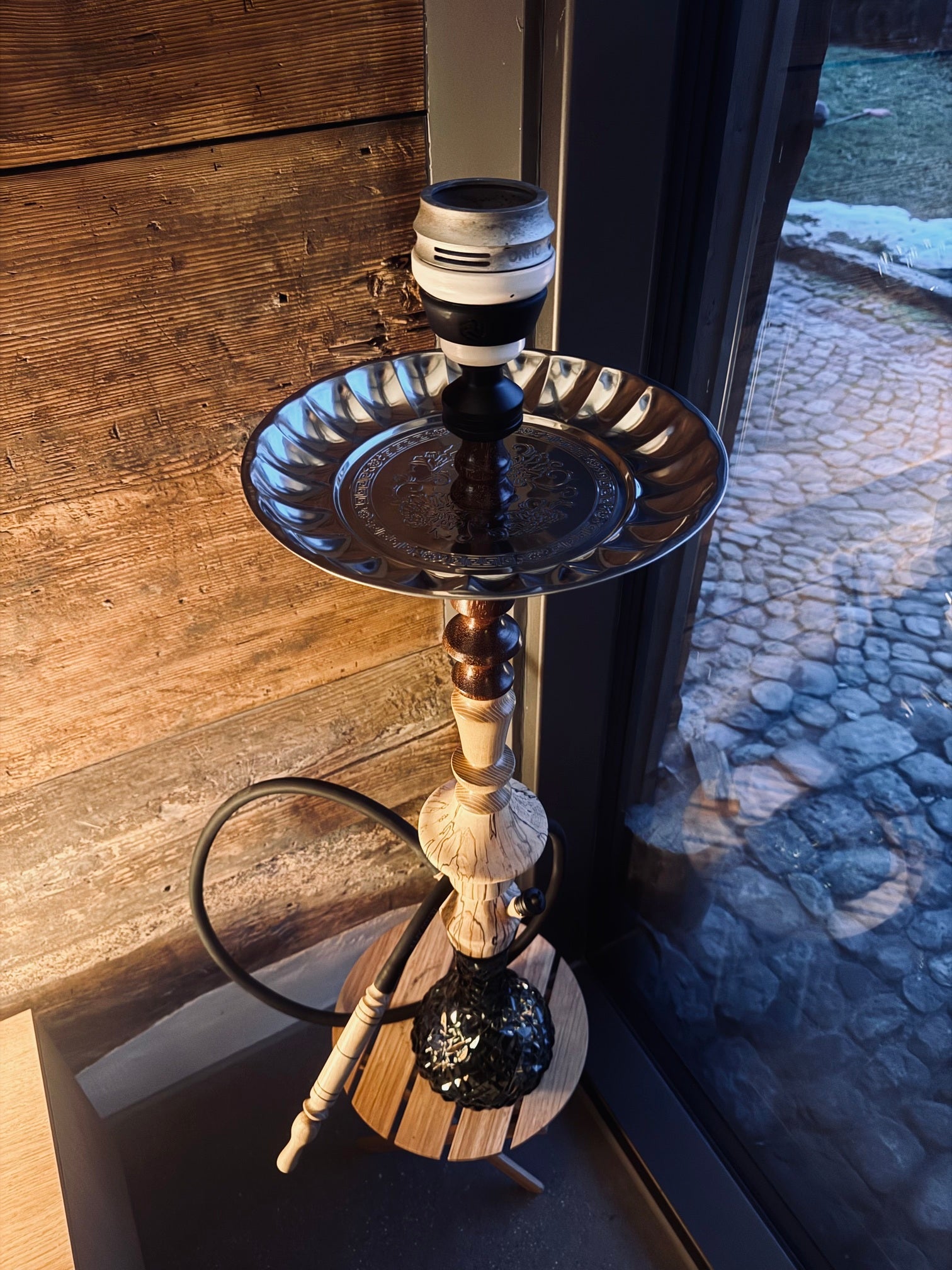 Shisha • Birke/Bongasi/Robinie, H 100 cm