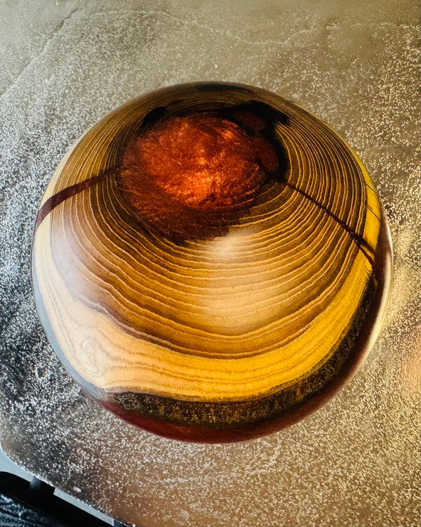 Kugel • Goldregen/Epoxy, ø 18,5 cm