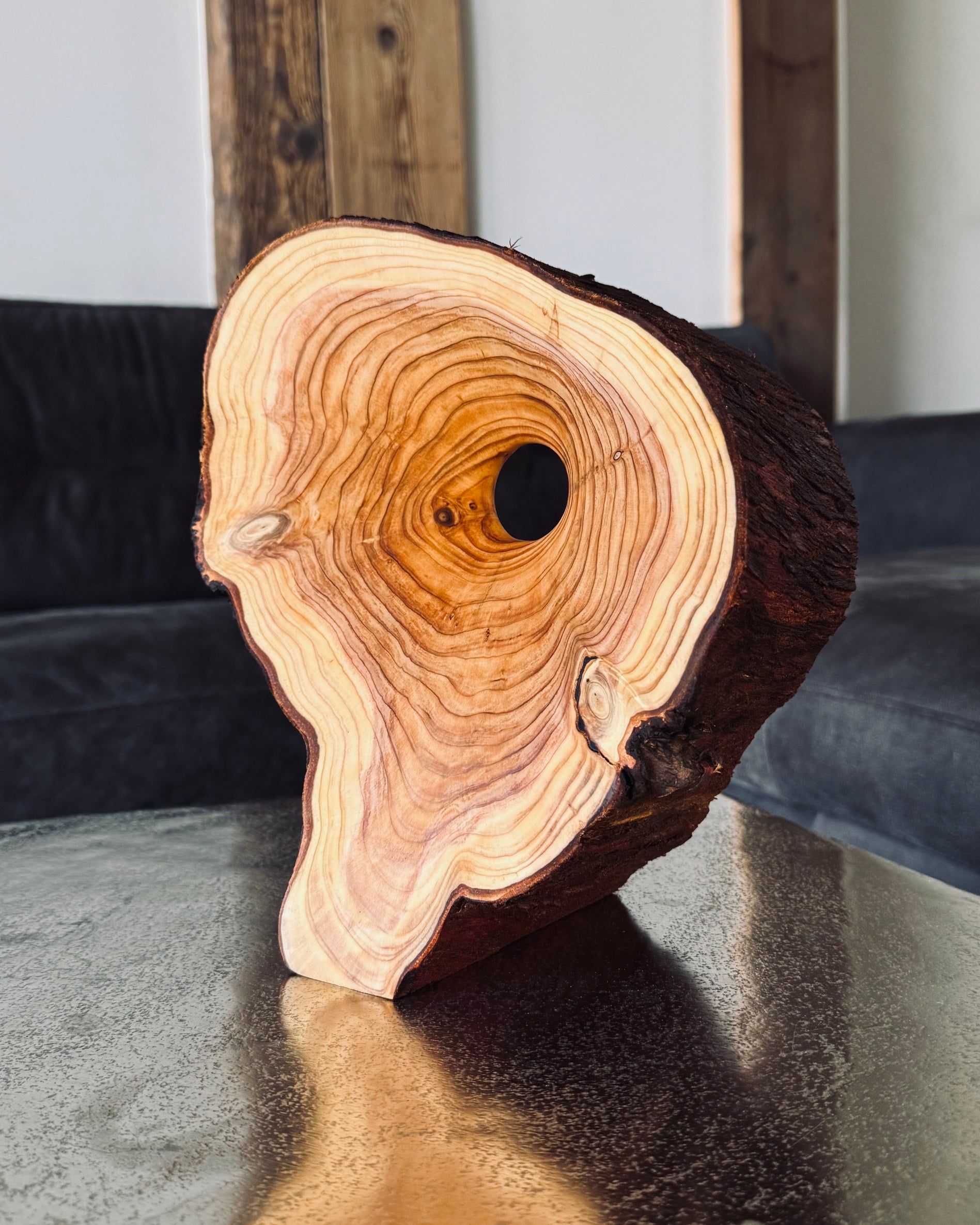 Objekt • Thuja mit Loch, ø 21x24cm