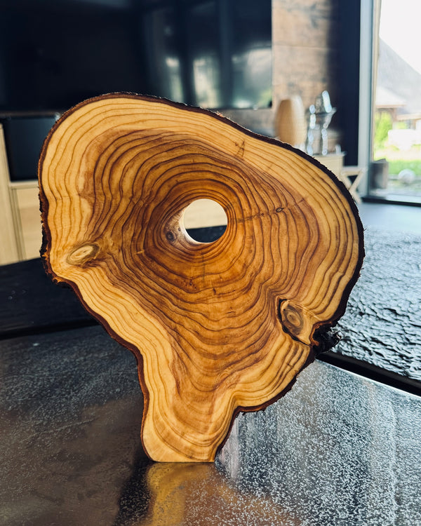 Objekt • Thuja mit Loch, ø 21x24cm