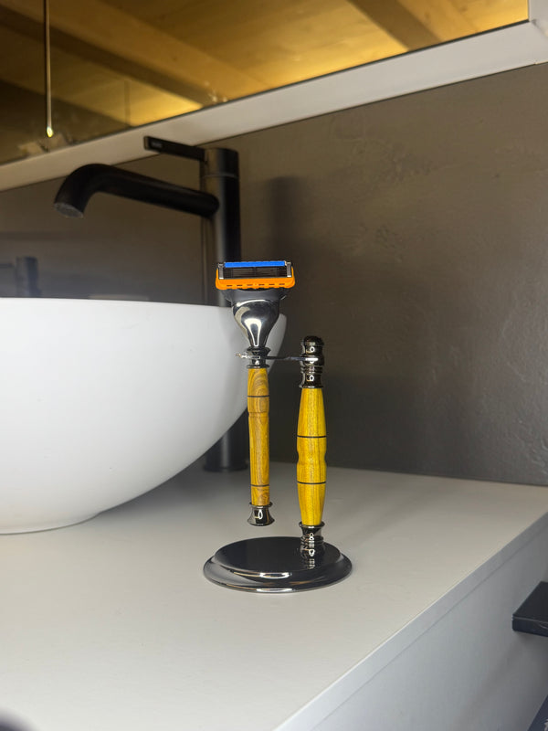 Rasierer-Set “Gillette Fusion” • Verschiedene Holzarten