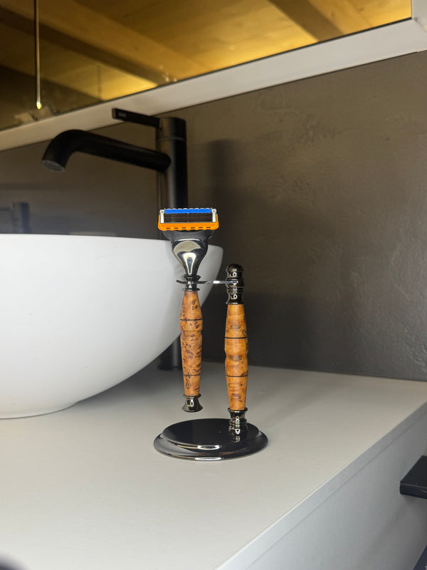 Rasierer-Set “Gillette Fusion” • Verschiedene Holzarten