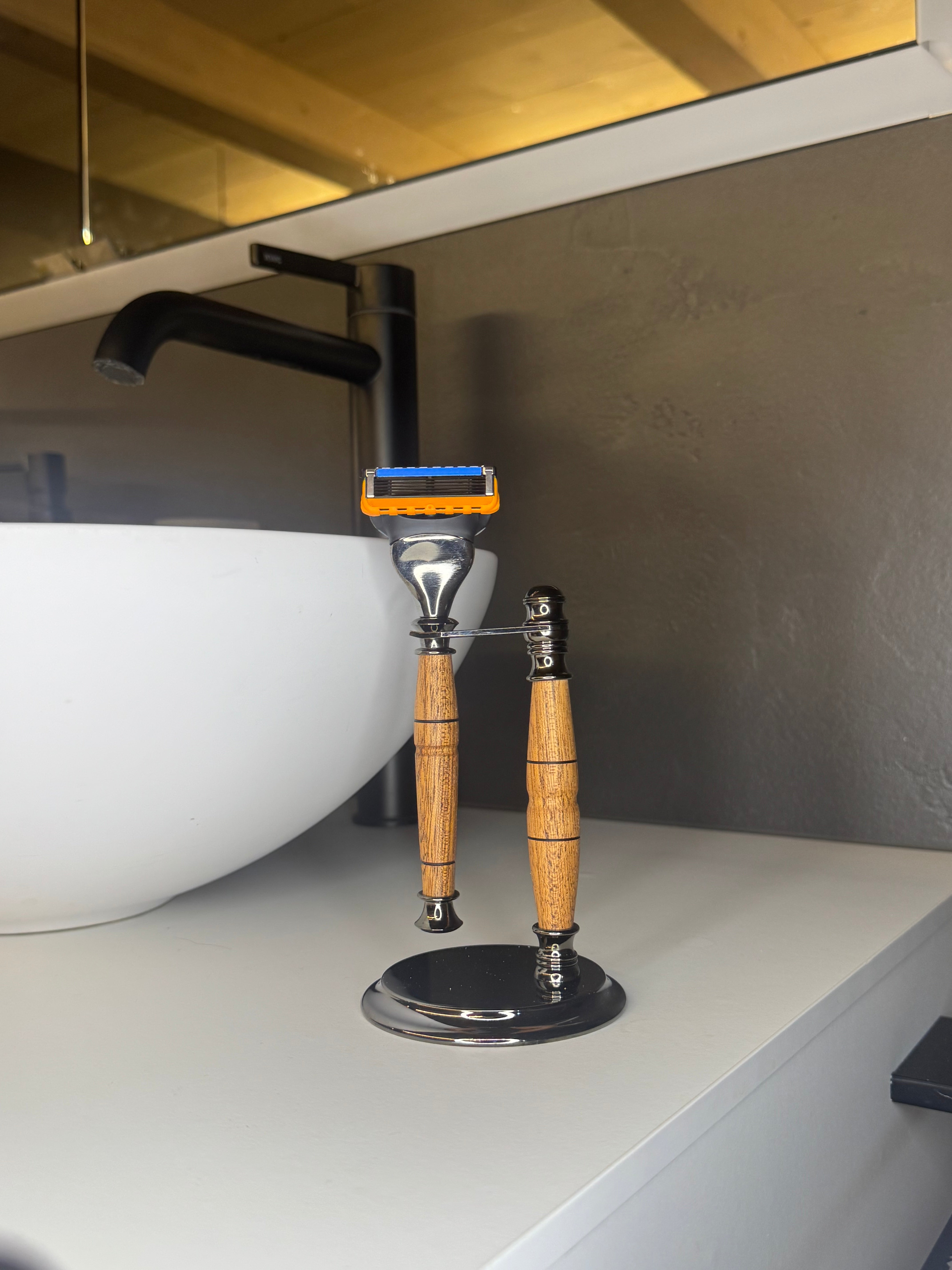 Rasierer-Set “Gillette Fusion” • Verschiedene Holzarten