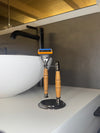Rasierer-Set “Gillette Fusion” • Verschiedene Holzarten