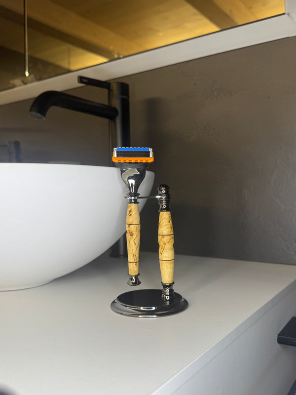 Rasierer-Set “Gillette Fusion” • Verschiedene Holzarten
